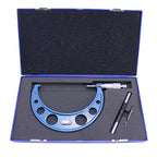 HFS(R) 5-6" Outside Micrometer with 0.0001" Accuracy, Carbide Anvil and Laser-Etched Scale