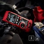 KAIWEETS HT208D Inrush Clamp Meter 1000A True RMS AC/DC Current Amp Meter, VFD, LOZ Mode, 6000 Counts, Measures Current Voltage Temperature Capacitance Resistance Diodes Continuity Duty-Cycle