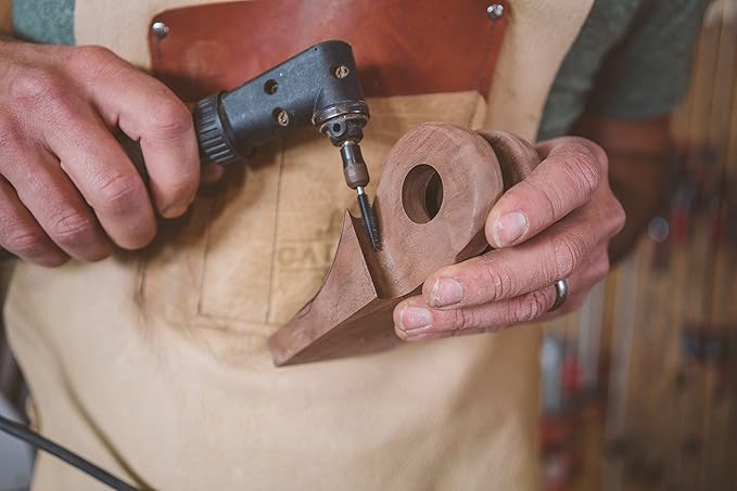 Kutzall Extreme Taper Rotary Burr, 1⁄8" Shaft, Very Coarse - Wood Carving Bit for Dremel, Foredom, DeWalt, Milwaukee. Abrasive Tungsten Carbide, 1⁄4" (6.3mm) Dia. X 1⁄2" (12.7mm) Length TX-14-EC