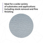 3M Xtract Net Disc 310W, 220+, 5 in, Die 500X, Pack of 50 Hook and Loop Sanding Discs, Virtually Dust-Free, Value Option for Metal, Wood, Composites, Stock Removal, and Fine Finishing