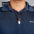 FNL Ceramic Fire Starter Necklace Leather Cord