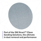 3M Xtract Net Disc 310W, 220+, 6 in, Die 600Z, Pack of 50 Hook and Loop Sanding Discs, Virtually Dust-Free, Value Option for Metal, Wood, Composites, Stock Removal, and Fine Finishing