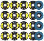 S SATC Flap Disc 20PCS Angle Grinder Disc 60 Grit Flap Disc 4-1 2 Inch Zirconia Alumina Type 29
