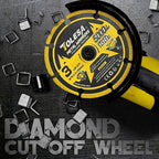 TOLESA Diamond Cutting Wheel 3 x 3/8 Inch for Metal, Cut Off Wheel with 5000+ Cuts on Rebar, Steel, Iron and INOX, 3 Pack