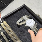 HFS(R) 0-6" Stainless Steel 4 Way Imperial Dial Caliper .001" Shock Proof