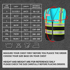 BeautyWill Custom Logo 10/20 Pack Safety Vest Class2 High Visibility Vest with Pockets Breathable Construction Vest Bulk