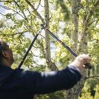 Fiskars Loppers for Tree Trimming, Heavy Duty, with Extendable Handle (24.5"-37" Range), Sharp Bypass Steel Blade Tree Branch Cutter up to 1.5-Inch Diameter Cut Capacity