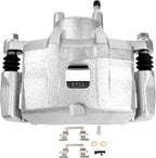 SCITOO Front Left Brake Caliper With Bracket 18B5032 Compatible For Chrysler 0 /Sebring, For Dodge Avenger 08-14 For Dodge Caliber 07-12 For Jeep Compass 07-17 For Jeep Patriot 07-17