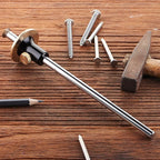 Mr. Pen Wheel Marking Gauge, 2 Extra Blades, Laser Engraved Graduations, Solid Brass Face, Adjustable