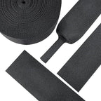 50% Ratio Heat Shrink Automotive Wire Loom Shrinkable Braided Sleeving Fabric Shrink Tubing Wear-Resistant Woven Wire Sheathing(1-1/8"-10ft)