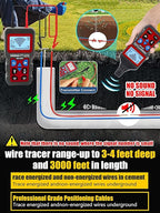 NF-826 Underground Wire Locator & Cable Tracer/Buried Wire Tracer and Cable Locator/Under Ground Circuit Tracer,for Dog Fence Cables Irrigation Control Wires,Tone Generator Kit (Professional Grade)
