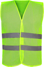Safety Vest - 10 Pack and 15 Pack - High Visibility Vest for Everyday Use, Lightweight, Comfortable and Breathable