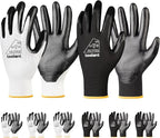 toolant Nitrile Coating Work Gloves for Men, Superior Oil Resistance, Safety Work Gloves with Grip, Touch Screen