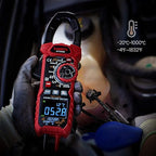 KAIWEETS HT208D Inrush Clamp Meter 1000A True RMS AC/DC Current Amp Meter, VFD, LOZ Mode, 6000 Counts, Measures Current Voltage Temperature Capacitance Resistance Diodes Continuity Duty-Cycle