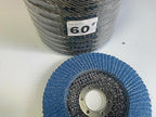 SIGNI 10-Pack Premium Zirconia Abrasive Flap disc for Angle Grinder Grinding Metal Steel (4.5 inch T29 60#)