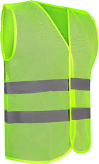 Safety Vest - 10 Pack and 15 Pack - High Visibility Vest for Everyday Use, Lightweight, Comfortable and Breathable