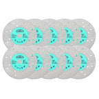 Rock Slab Grinding Disc - 3 inch Glass Cutter Disc (10pcs), Granite Cutting Blade, Diamond Grinder Wheel for Rock Slab, Stone, Tile, Marble, Granite, Glass Diamond Saw Blades