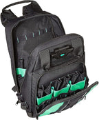 Amazon Basics Tool Backpack, Lighted Bag, Black, 55 Pockets (Previously Denali Brand)
