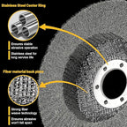 10Pcs 600 Grit Scour Flap Disc 4 1/2 Inch Fine Polishing Buffing Wheel for Metal Stainless Steel Angle Grinder Scouring Pads Scuff Sanding Discs Paint Rust Remover