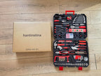Hand tools, 237 Piece Tools Set, socket wrenches Professional Grade All-in-One Tool Kit for dorm with Plastic Toolbox-Perfect Idea as a Gift for College, General Household Hand Repair Set