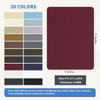 KING MOUNTAIN Canvas Repair Patch 9 x11 Inch 2 Pcs Self-Adhesive Waterproof Fabric Patch for Sofas, Tents, Furniture,Tote Bags, Car Seats (Burgundy)