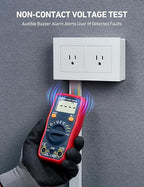 AstroAI Digital Multimeter, Voltmeter 1.5v/9v/12v Battery Voltage Tester Auto-Ranging/Ohmmeter/DMM with NCV Function, Accurately Measures Voltage Current Amp Resistance Capacitance
