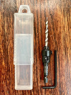 FTG USA Adjustable Wood Countersink Drill Bit #8 (11/64") with Tapered Drill Bit for Woodworking