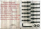 FTG USA Countersink Drill Bit Set for Wood with Tapered Drill Bit 6 Pc #4 (7/64"), 6 Pc #6 (9/64")