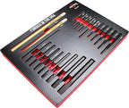 Mayhew Tools 60210F Punch and Chisel Set, 21-Piece with Foam Block