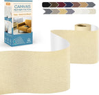 KING MOUNTAIN Canvas Repair Tape,Outdoor Gear Patch, 4×63 Inches,Waterproof,Self-Adhesive for Repairing Boat Covers,Sun Shades,Sofas,Tents,Lounge Chairs,Awnings (Beige)