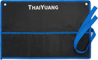 7 Pockets Tool Pouch Roll-Up Storage Bag for Hand Tools or Wrench Heavy Duty Canvas Bag Organizer