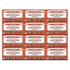 Dr. Bronner's Pure-Castile Magic Bar Soaps (Eucalyptus, 5oz, 12-Pack) – Made with RegeOrganic Oils, Soap Bars for Men & Women, Gentle for Face & Sensitive Skin, Vegan, Cruelty-Free, Non-GMO