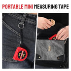 50 Pcs 6 FT Mini Tape Measure Retractable Bulk Small Measuring Tape Pocket Size Measurement Tool for Operation Christmas Items Party Favor Gifts Stuffers for Men(Red)