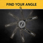 LEXIVON Aluminum Miter Saw Protractor | 7-Inch Rust Proof Angle Finder Featuring Precision Laser Engraved Scales (LX-230)