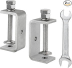 304 Stainless Steel C Clamp,2 1/2 Inch Tiger Clamp Woodworking Clamp Heavy Duty C Clamps for Woodworking, Welding and Construction,Features Stable Wide Jaws and Protective Pads(2 Pcs)