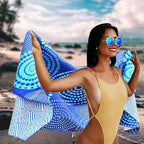 Elite Trend Quick Dry Towel Extra Large 78x35 Inch - Microfiber Beach Towel - Perfect for Beach, Travel, Swimming, Pool, Yoga, Hiking, Camping - Lightweight, Fast Drying, Compact for Adults (Zero)