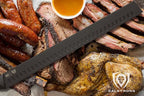 Dalstrong Slicing Knife - 14 inch - Shadow Black Series - Black Titanium Nitride Coated - High Carbon - 7CR17MOV-X Vacuum Treated Steel Carving Knife - Sheath - Kitchen Knife Slicer - NSF Certified