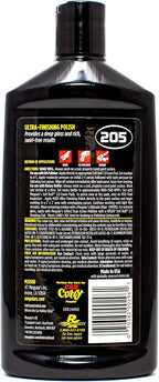 Meguiar's M205 Mirror Glaze Ultra Finishing Polish, Easy-to-Use Formula for Impeccable Shine, Multiple Ways to Apply Mirror Glaze, Removes Defects and Swirls for a High Gloss, 8 Oz Container