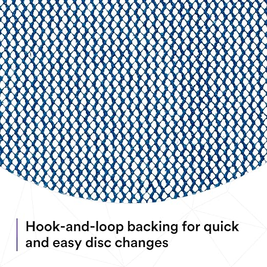 3M Xtract Net Disc 310W, 320+, 3 in, Die 300V, Pack of 50 Hook and Loop Sanding Discs, Virtually Dust-Free, Value Option for Metal, Wood, Composites, Stock Removal, and Fine Finishing