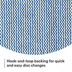 3M Xtract Net Disc 310W, 320+, 5 in, Die 500X, Pack of 50 Hook and Loop Sanding Discs, Virtually Dust-Free, Value Option for Metal, Wood, Composites, Stock Removal, and Fine Finishing