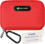 KeepGoing Travel First Aid Kit for Car, Home, Hiking, Camping and Outdoor Emergencies - First Aid Kit Travel Size TSA-Approved