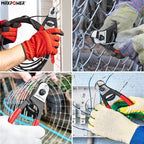 MAXPOWER Wire Cutter, 8-Inch Wire Rope Cutters for Steel Wire, Wire Seals, Aircraft Bicycle Cable, Cable Cutter Cuts Up to ¹³/₆₄"(5mm)