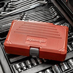 EPAuto 47 Pieces 1/4-Inch and 3/8-Inch Drive Socket Set with 90 Tooth Reversible Ratchet