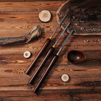 Woodturning Bowl Gouge Set, 3 Pieces 22.5” Wood Lathe Bowl Turning Tools, 1/4 Flute, 3/8 Flute, and 1/2 Flute, with High Speed Steel Blades, Beech Handles and Brass Ferrules, in Wooden Storage Case