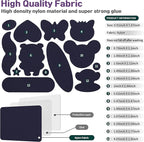 Azobur Nylon Repair Patches Self Adhesive Vinyl Outdoor Camping Gear Repair Kit,Waterproof Fabric Repair Patches for Down Jacket, Tent, Sleeping Bag (15x20cm）