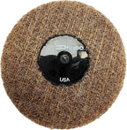 Denco Surface Prep Conditioning Disc - Coarse - Brown - 2 Inch and 3 Inch - Pack of 50 - Abrasive Quick Change Disc Twist to Lock Superior Life (3 Inch)