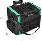 Amazon Basics Tool Rolling Bag, Black, 20 Pockets (Previously Denali Brand)