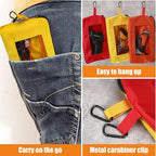 Aliceset 6 Pcs Small Tool Pouch 1680D Oxford Zipper Bags with Clear Window Multipurpose Zipper Pouch Heavy Duty Waterproof Utility Bag for Tool Organization and Storage (Multicolor)