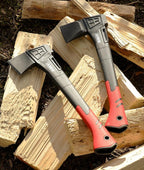 ARES 45006 – 18-Inch Splitting Axe – Lightweight Fiberglass Handle Construction – High-Carbon Steel Blade Head – Gardening, Hiking, and Outdoor/Adventure Applications