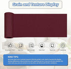 KING MOUNTAIN Canvas Repair Tape,Outdoor Gear Patch, 4×63 Inches,Waterproof,Self-Adhesive for Repairing Boat Covers,Sun Shades,Sofas,Tents,Lounge Chairs,Awnings (Burgundy)